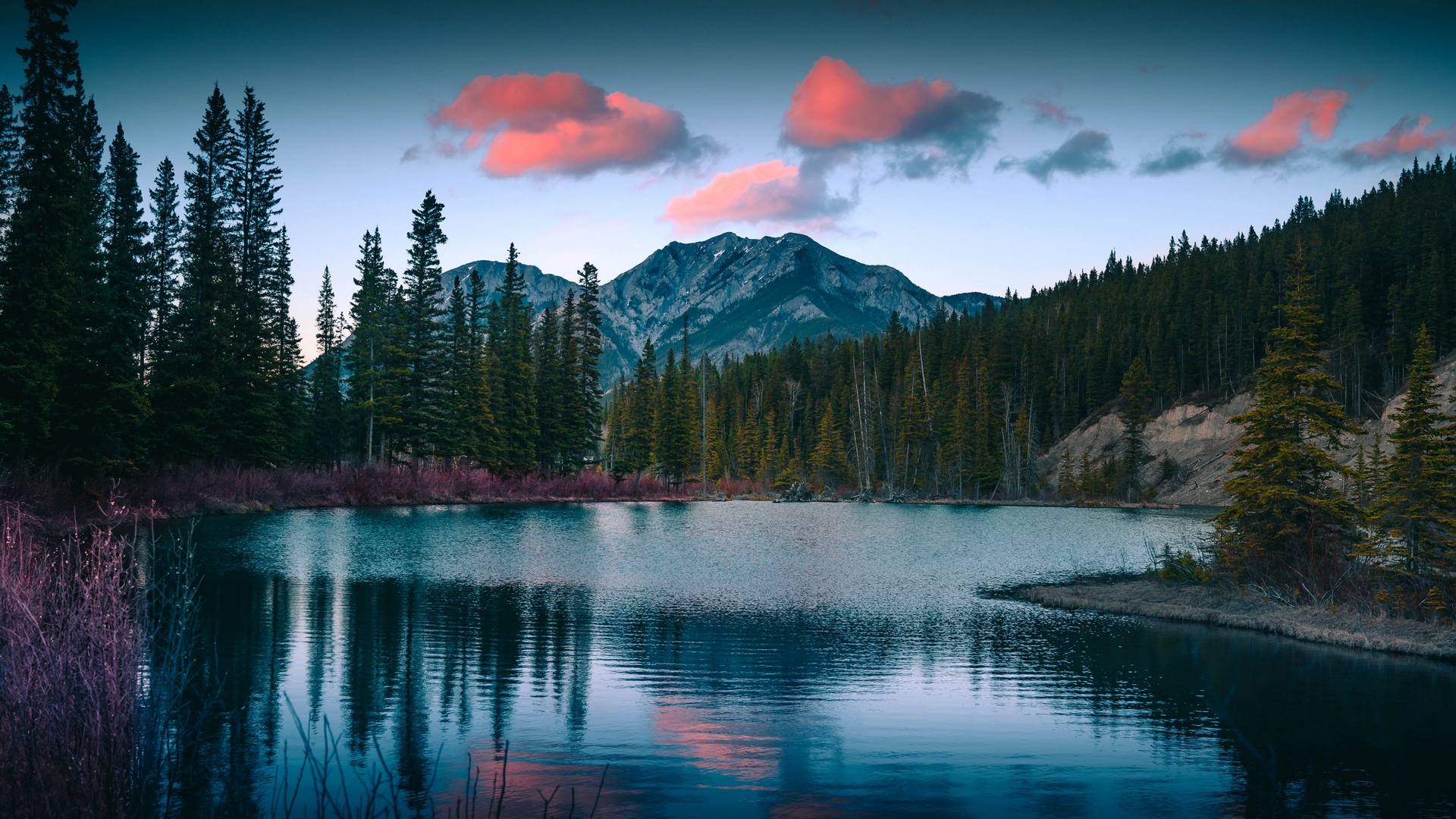 fond d'écran nature full hd,la nature,réflexion,paysage naturel,ciel,montagne