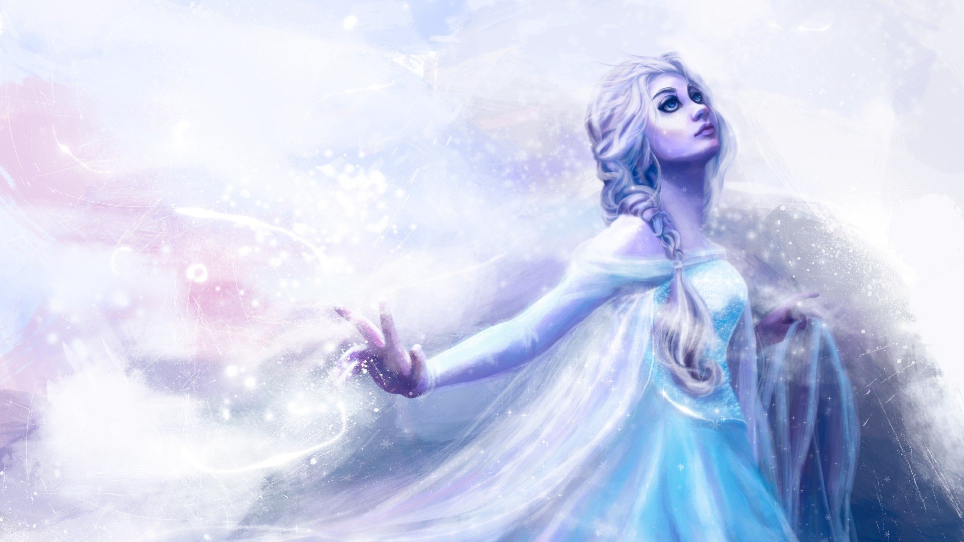 frozen wallpaper,cg artwork,purple,sky,violet,lavender