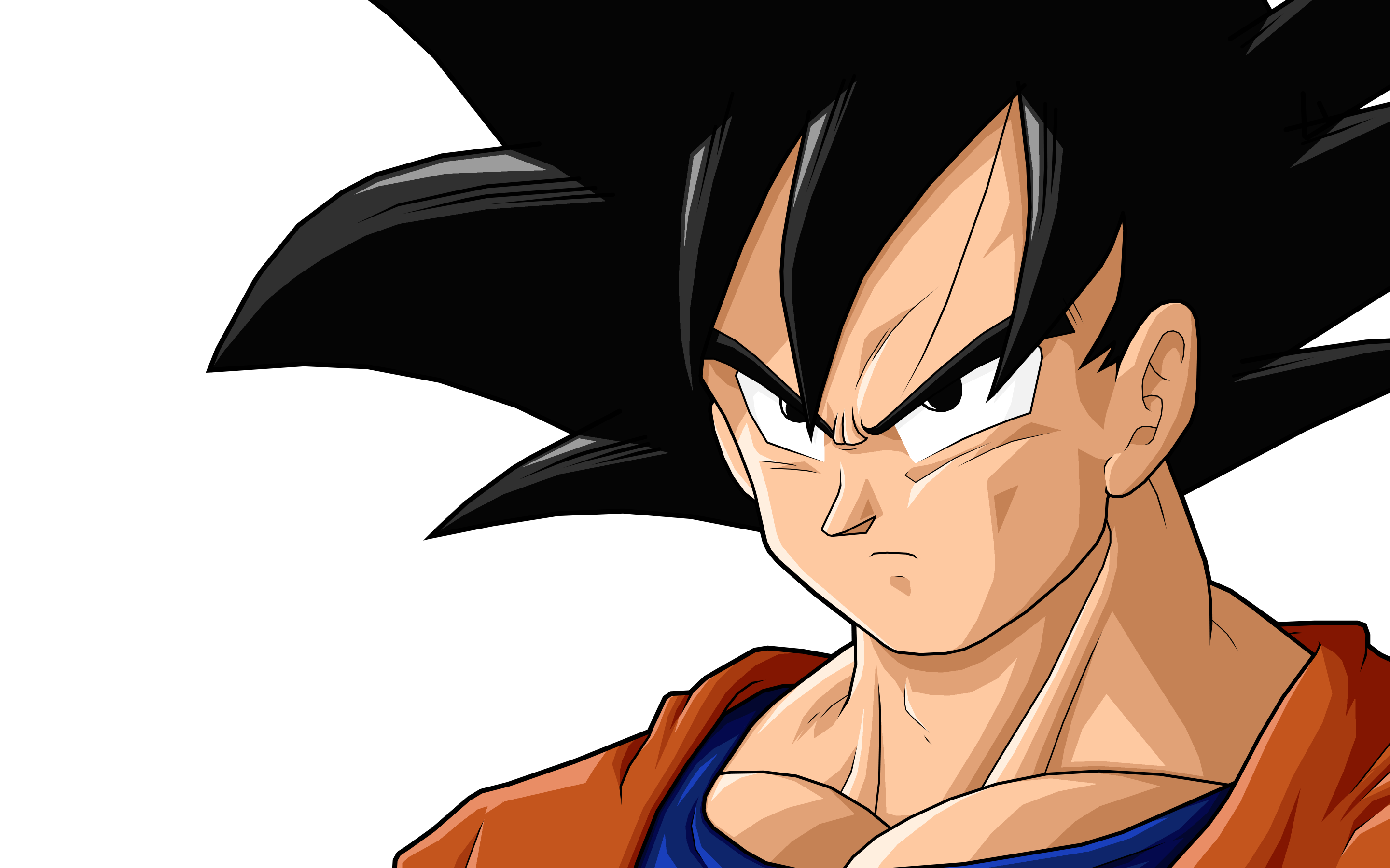 fondo de pantalla de goku,dibujos animados,anime,esfera del dragón,personaje de ficción,obra de arte