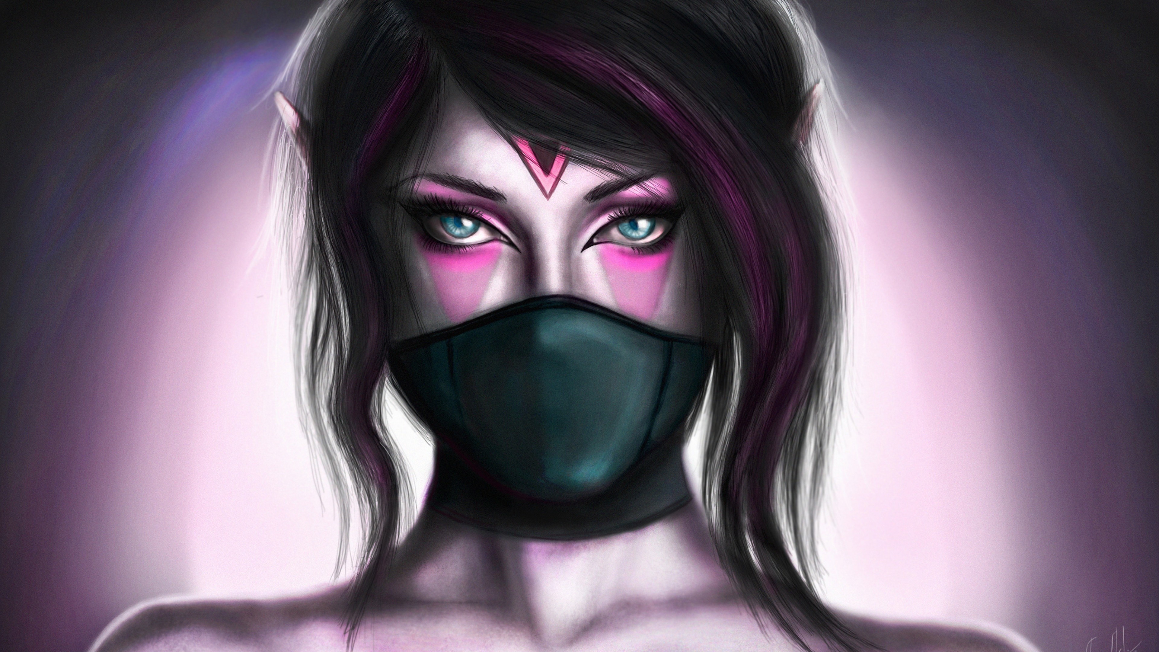 dota 2 fonds d'écran hd,visage,violet,violet,tête,dessin animé