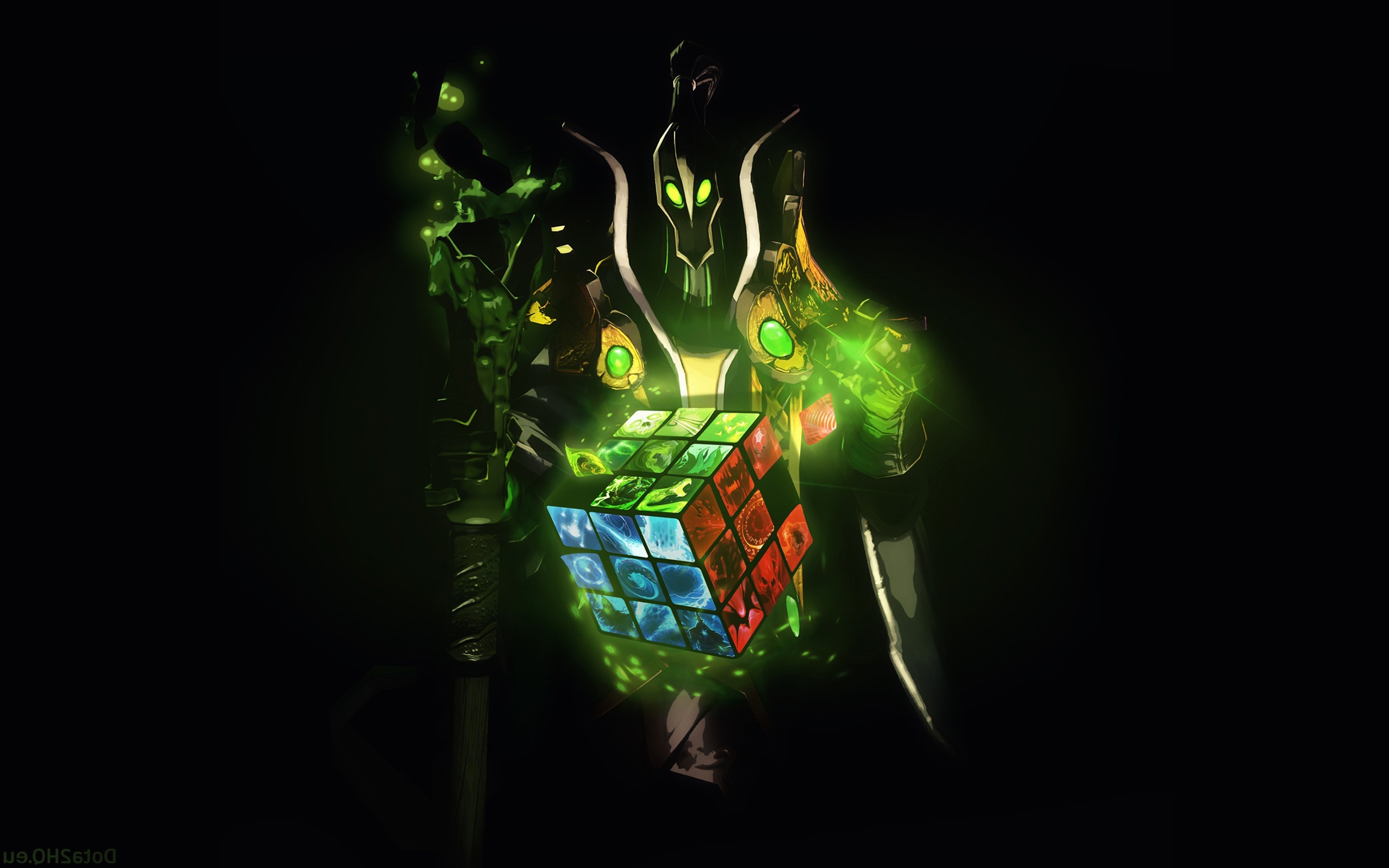 dota 2 fonds d'écran hd,vert,lumière,art fractal,ténèbres,conception graphique