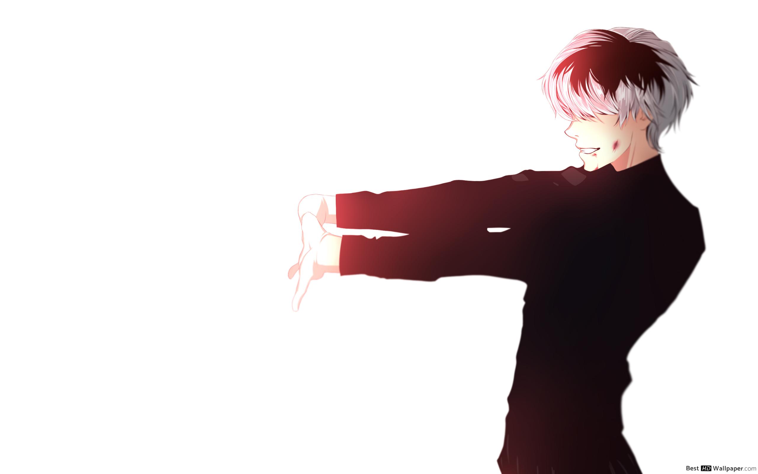 kaneki wallpaper,anime,standing,muscle,gesture,illustration