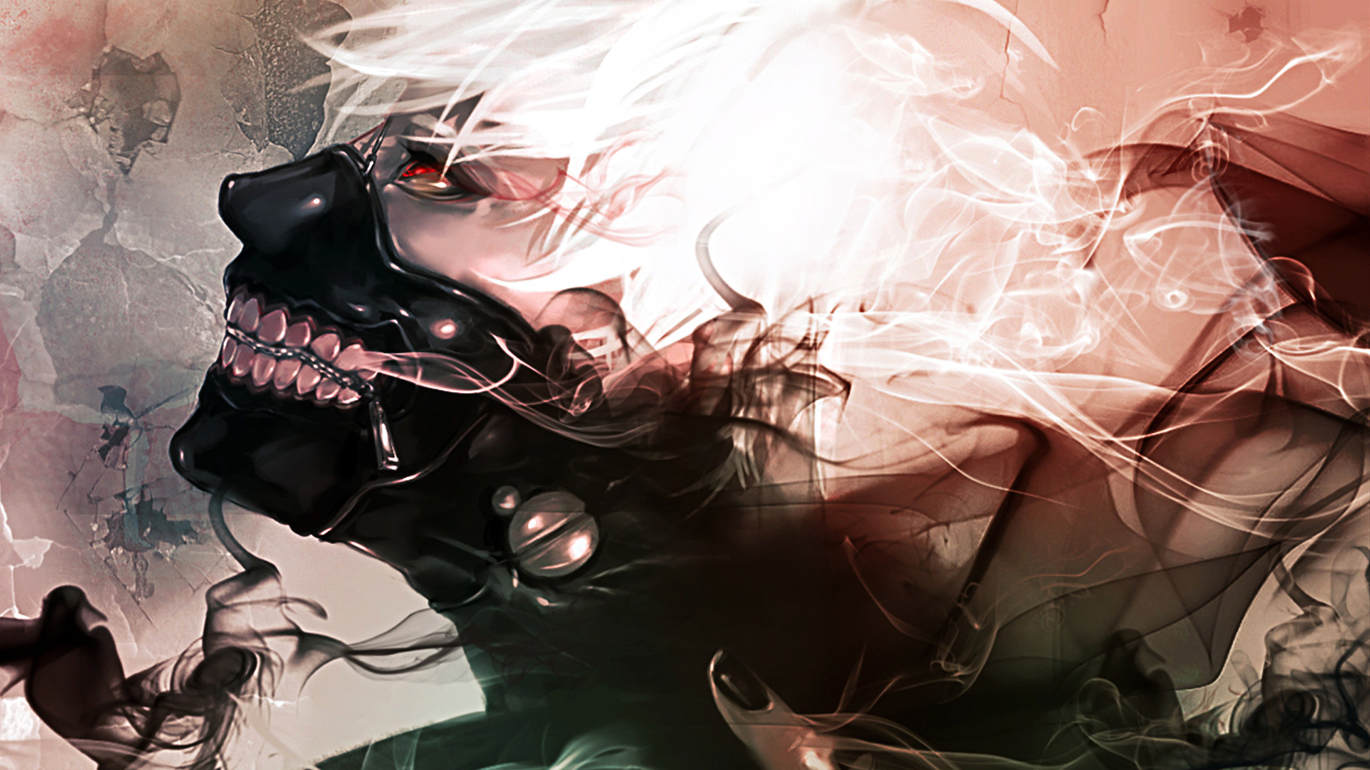 kaneki wallpaper,cg artwork,illustration,cool,fictional character,graphic design