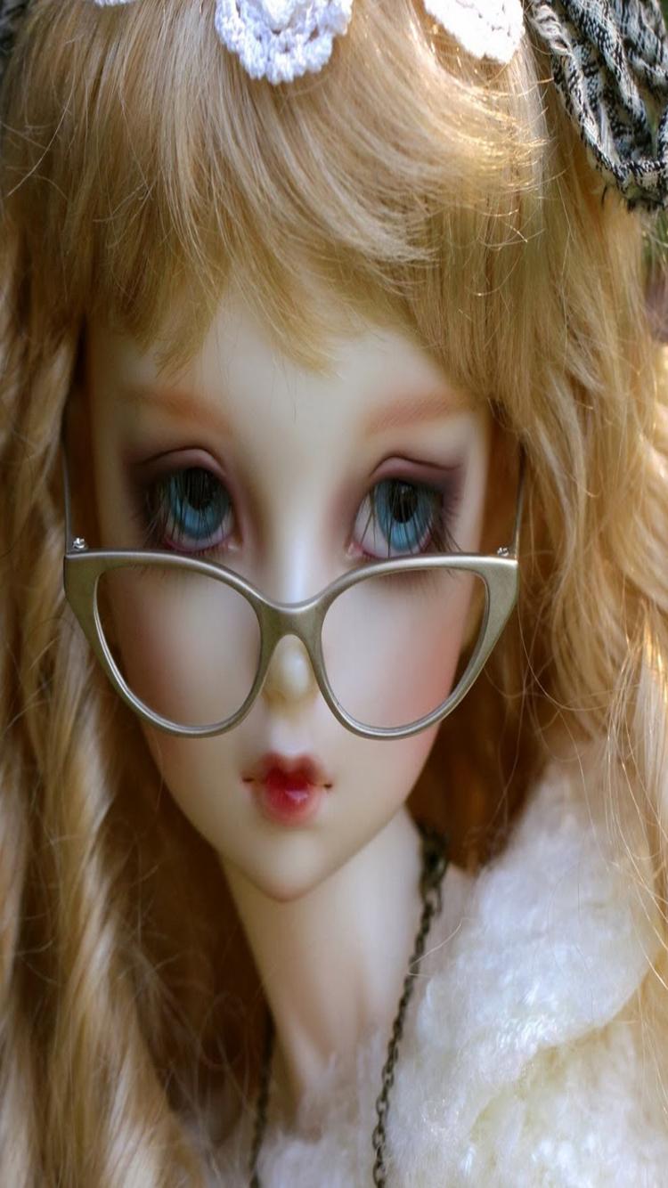 papier peint de poupée,lunettes,cheveux,visage,des lunettes,blond