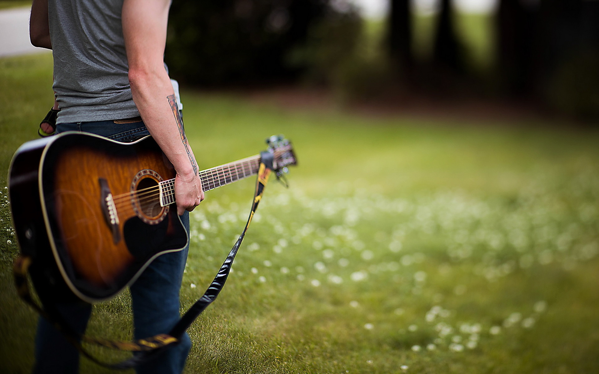 mood wallpaper,guitar,guitarist,string instrument,string instrument,musical instrument