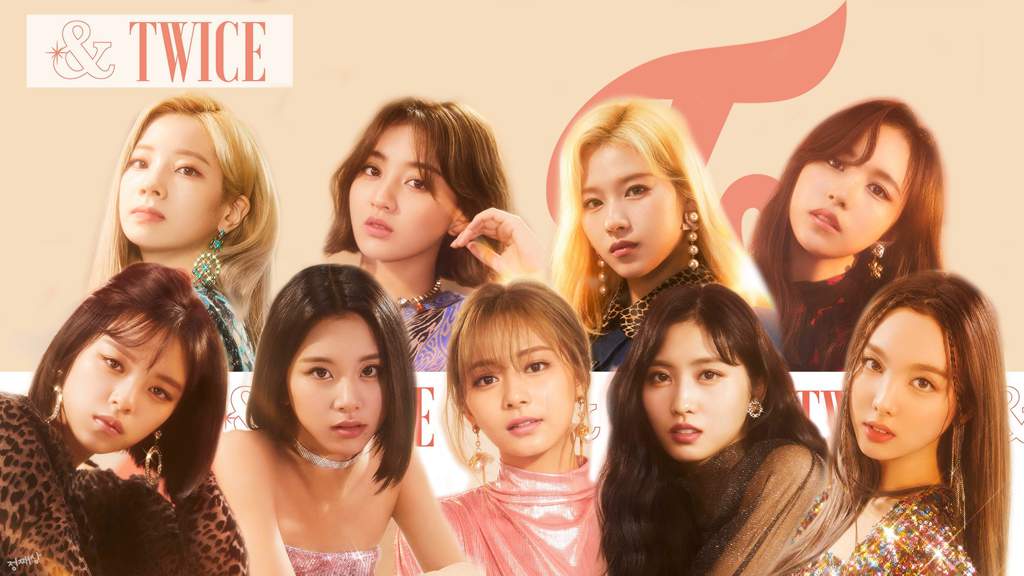 twice wallpaper,facial expression,social group,skin,fun,hair coloring