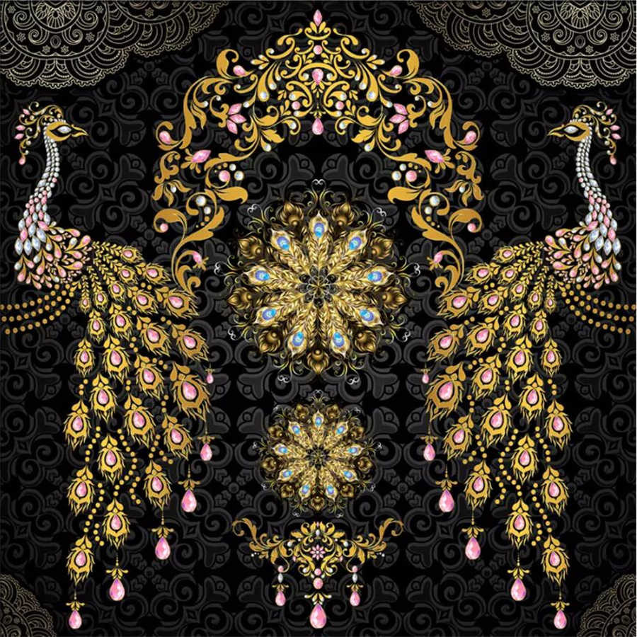 black and gold wallpaper,pattern,design,art,visual arts,illustration