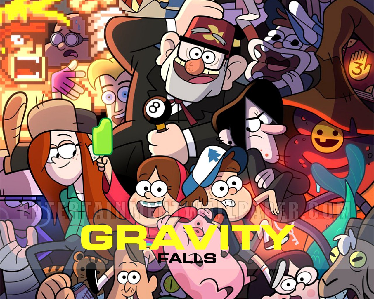 gravity falls wallpaper,animated cartoon,cartoon,people,animation,adventure game