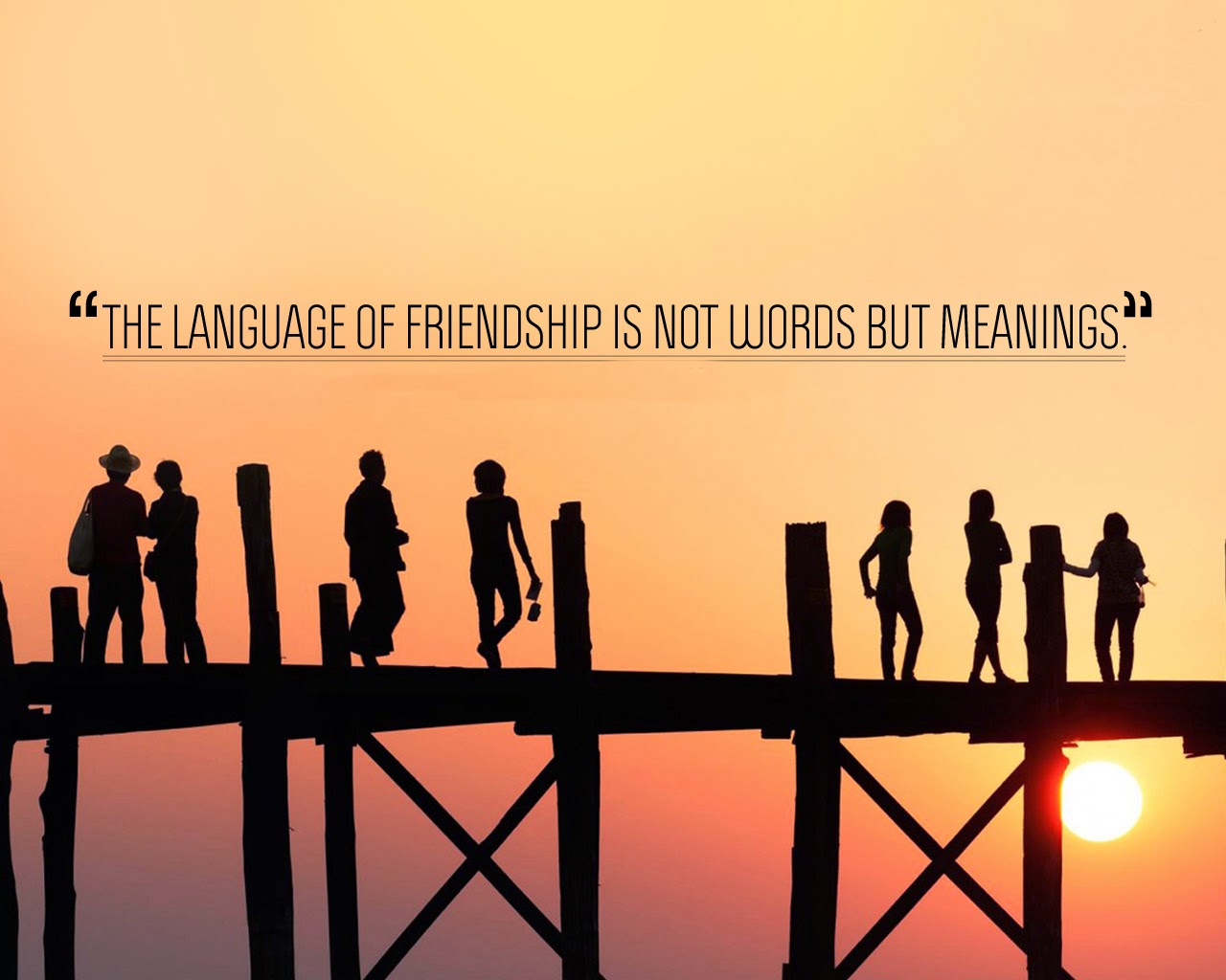 best friend wallpaper,font,text,silhouette,sky,team