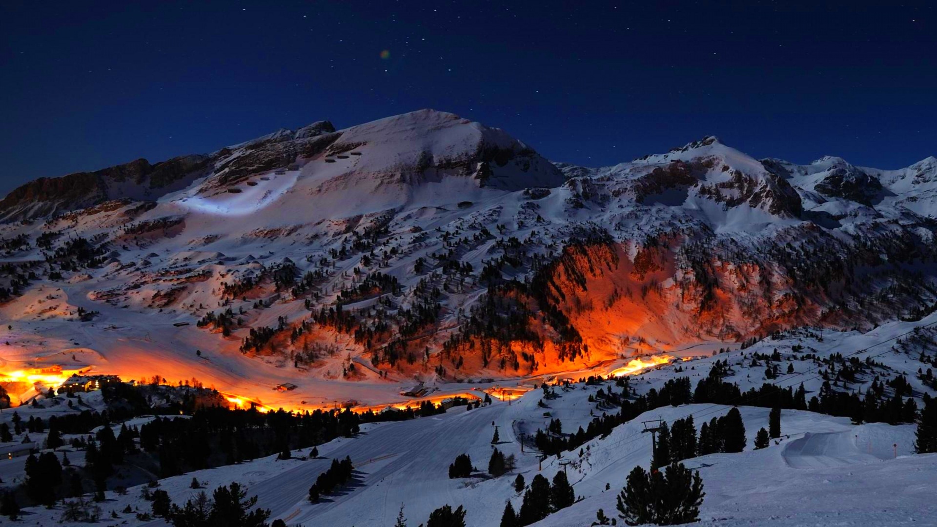 windows 10 fondos de pantalla hd,montaña,cielo,naturaleza,invierno,nieve