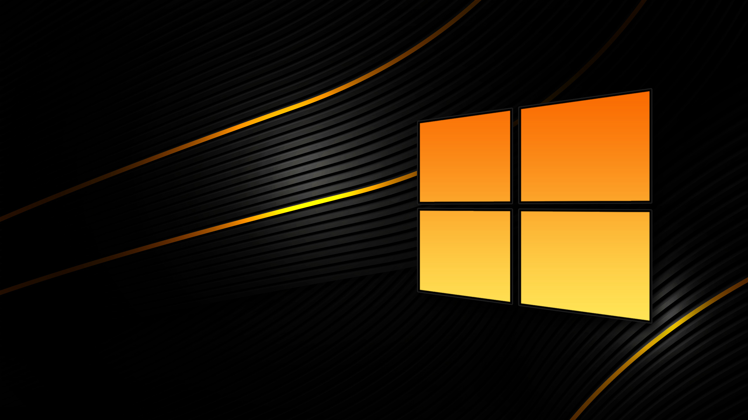 windows 10 fondos de pantalla hd,amarillo,naranja,ligero,línea,diseño