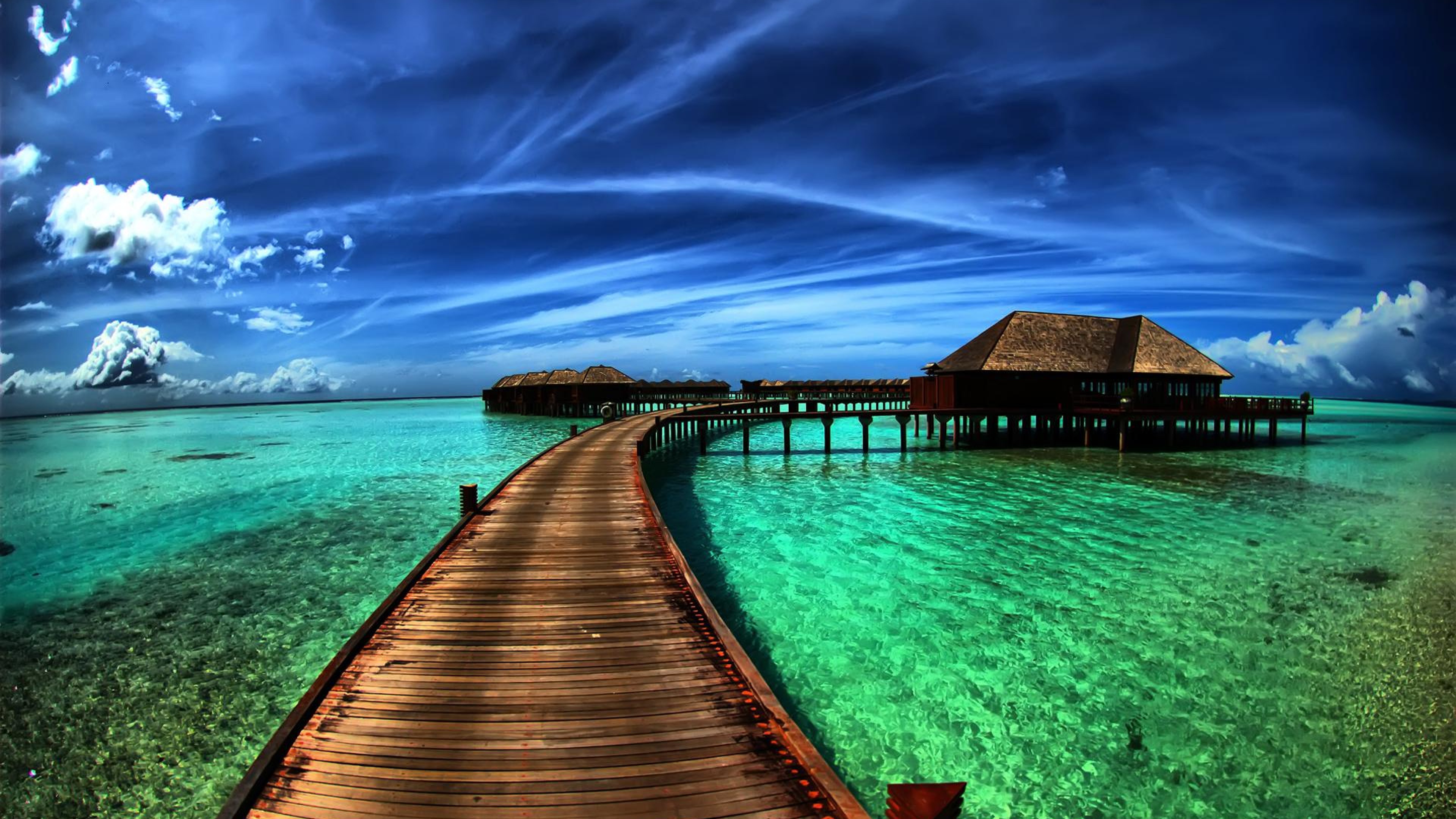 sperrbildschirm hintergrund hd,natürliche landschaft,natur,himmel,seebrücke,blau