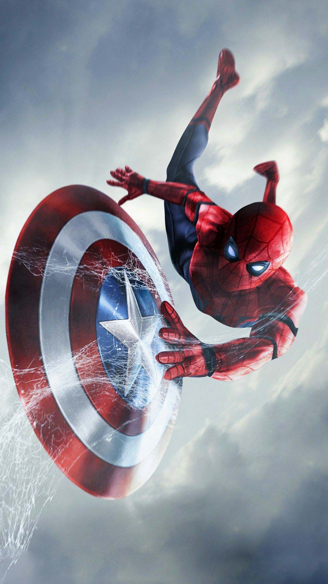 kapitän amerika wallpaper,spider man,superheld,erfundener charakter,extremsport,kapitän amerika