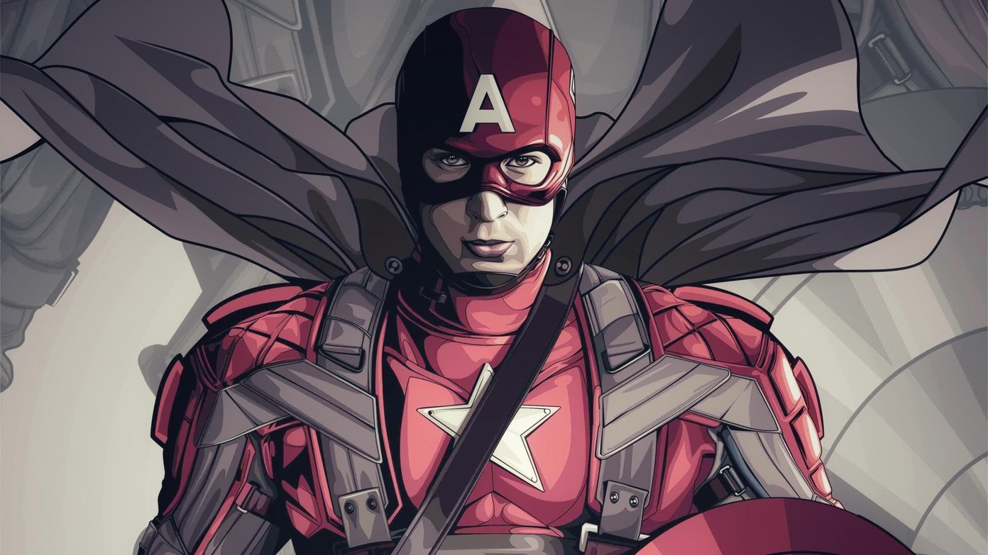 캡틴 아메리카 배경,소설 속의 인물,슈퍼 히어로,삽화,배트맨,소설
