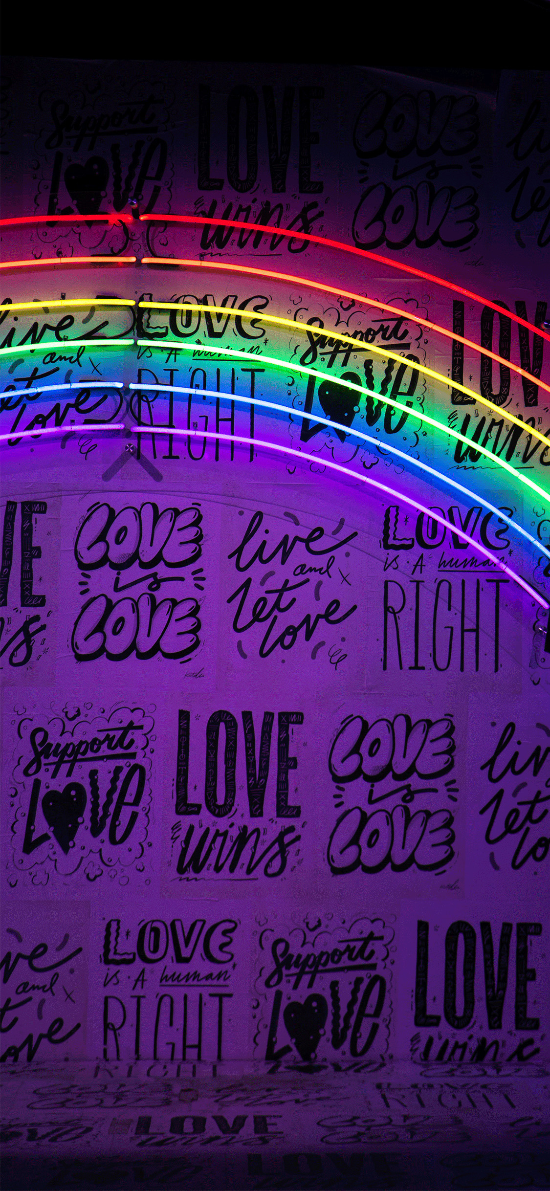 Neon Wallpaper Purple Font Text Violet Graphic Design Wallpaperuse