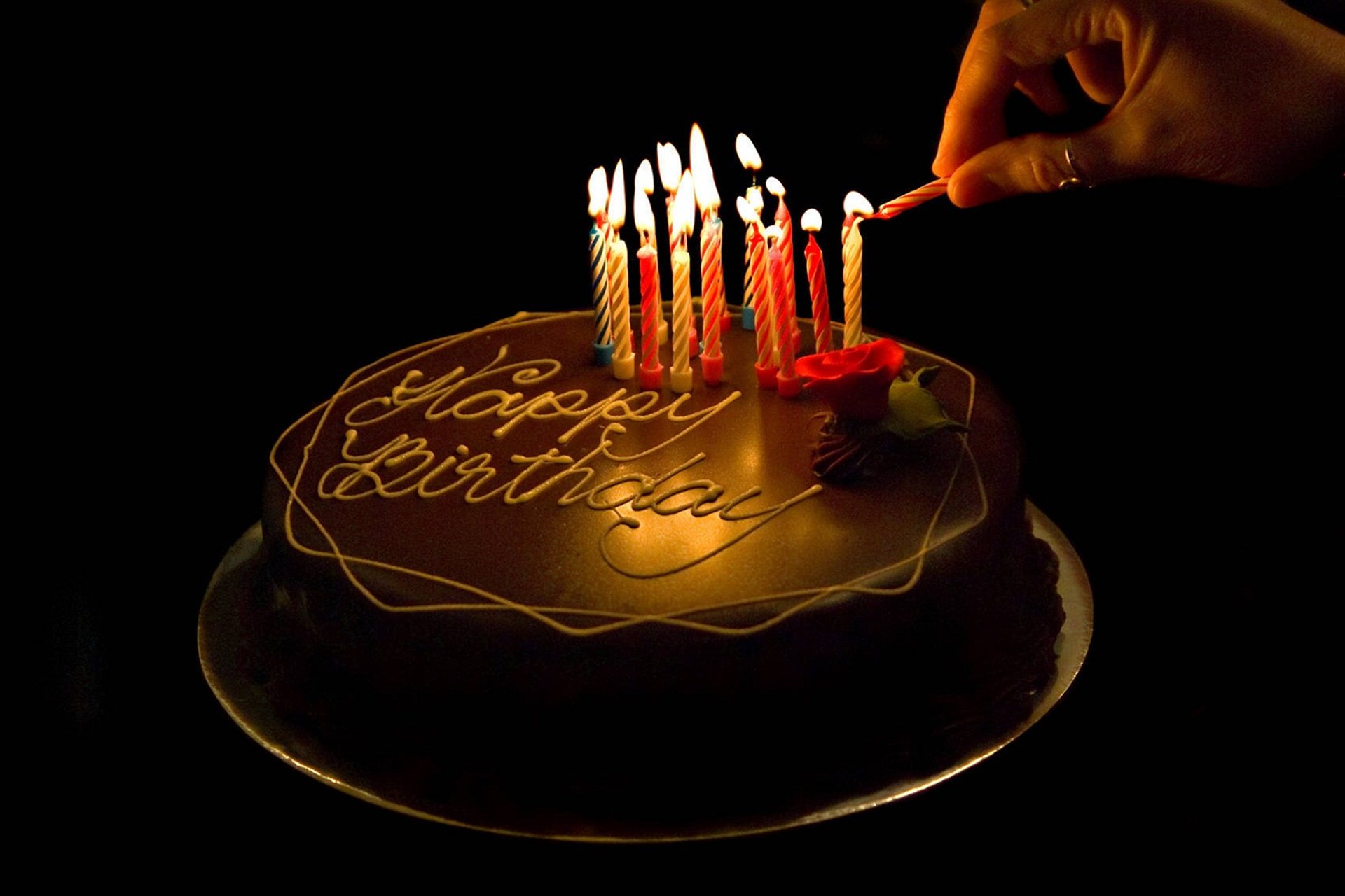 happy birthday wallpaper,cake,lighting,birthday cake,candle,light