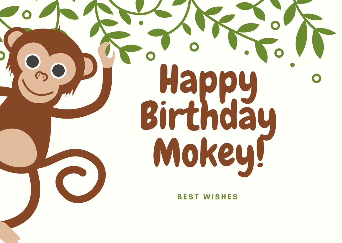 happy birthday wallpaper,text,cartoon,font,primate,organism