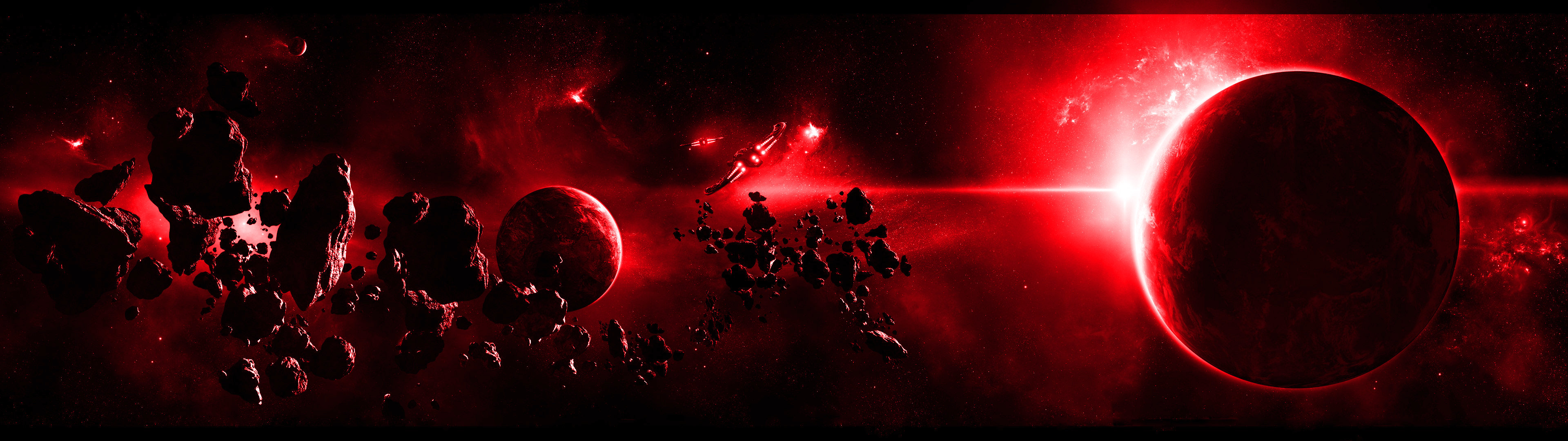 dual monitor wallpaper,red,astronomical object,space,outer space,font