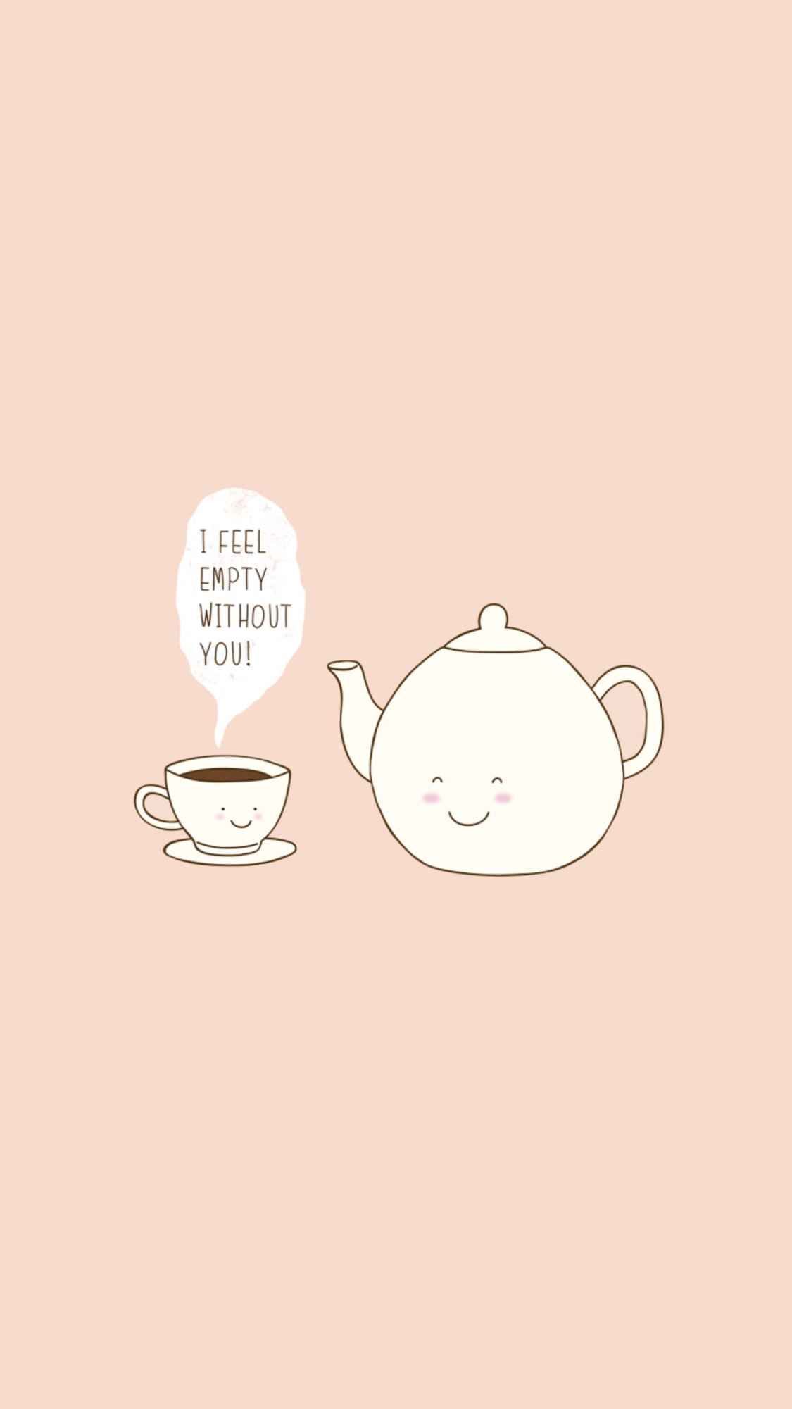 fonds d'écran tumblr mignon,coupe,texte,dessin animé,tasse à thé,illustration