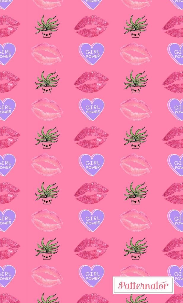 cute phone wallpapers,pink,pattern,design,textile,plant