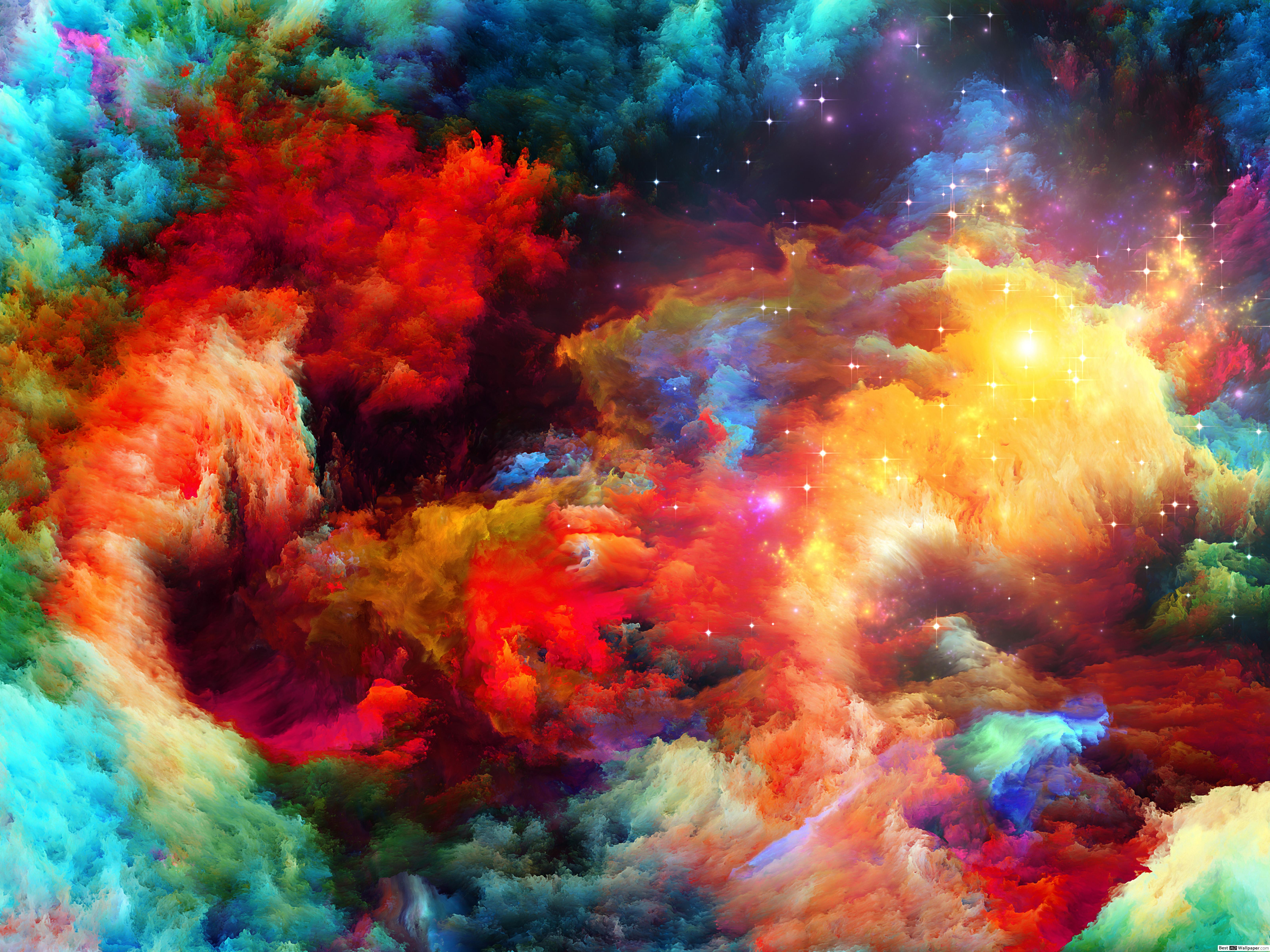 papel tapiz de humo,cielo,arte,naranja,nebulosa,pintura