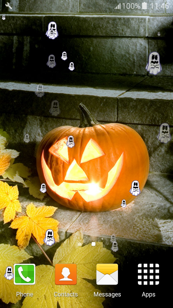halloween live wallpaper,pumpkin,trick or treat,jack o' lantern,calabaza,orange
