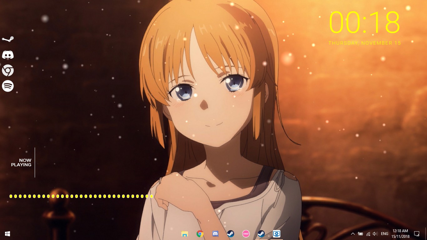 la mia foto live wallpaper,anime,cartone animato,cg artwork,cielo,capelli castani