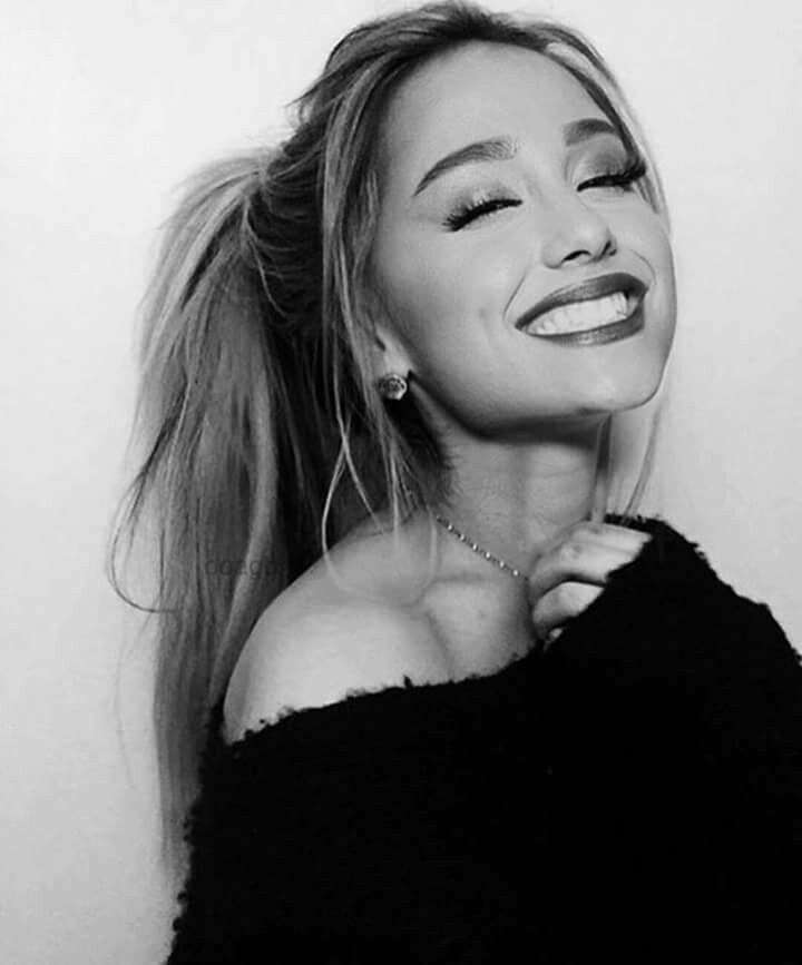 Ariana Grande Wallpaper Hair Face White Photograph Black Wallpaperuse