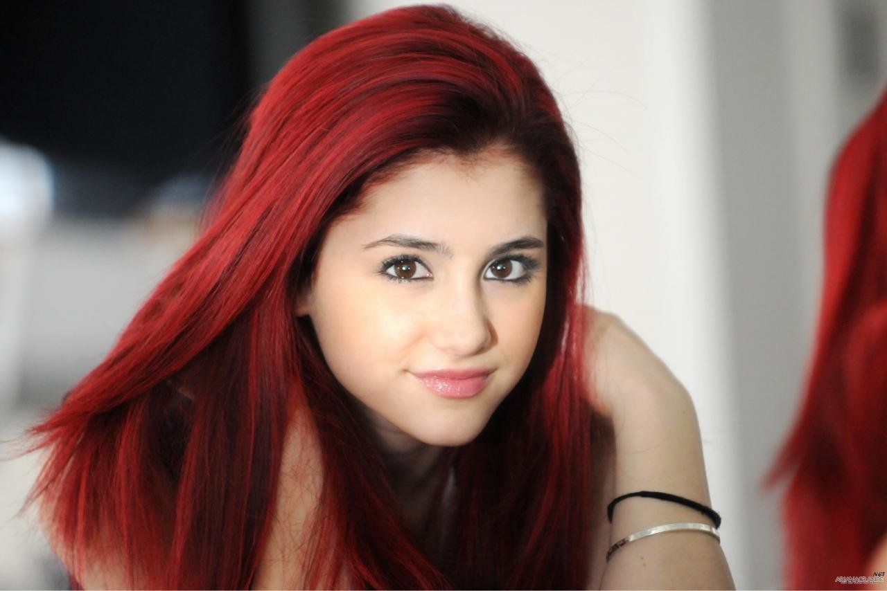 ariana grande wallpaper,hair,face,red,red hair,hair coloring