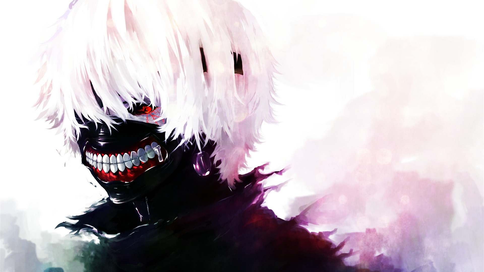 tokyo ghoul fond d'écran,anime,oeuvre de cg,bouche,personnage fictif,illustration