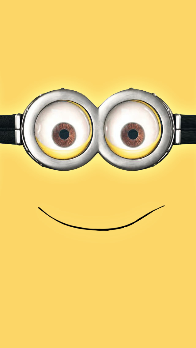 minions wallpaper hd,yellow,cartoon,audio equipment,emoticon,eye