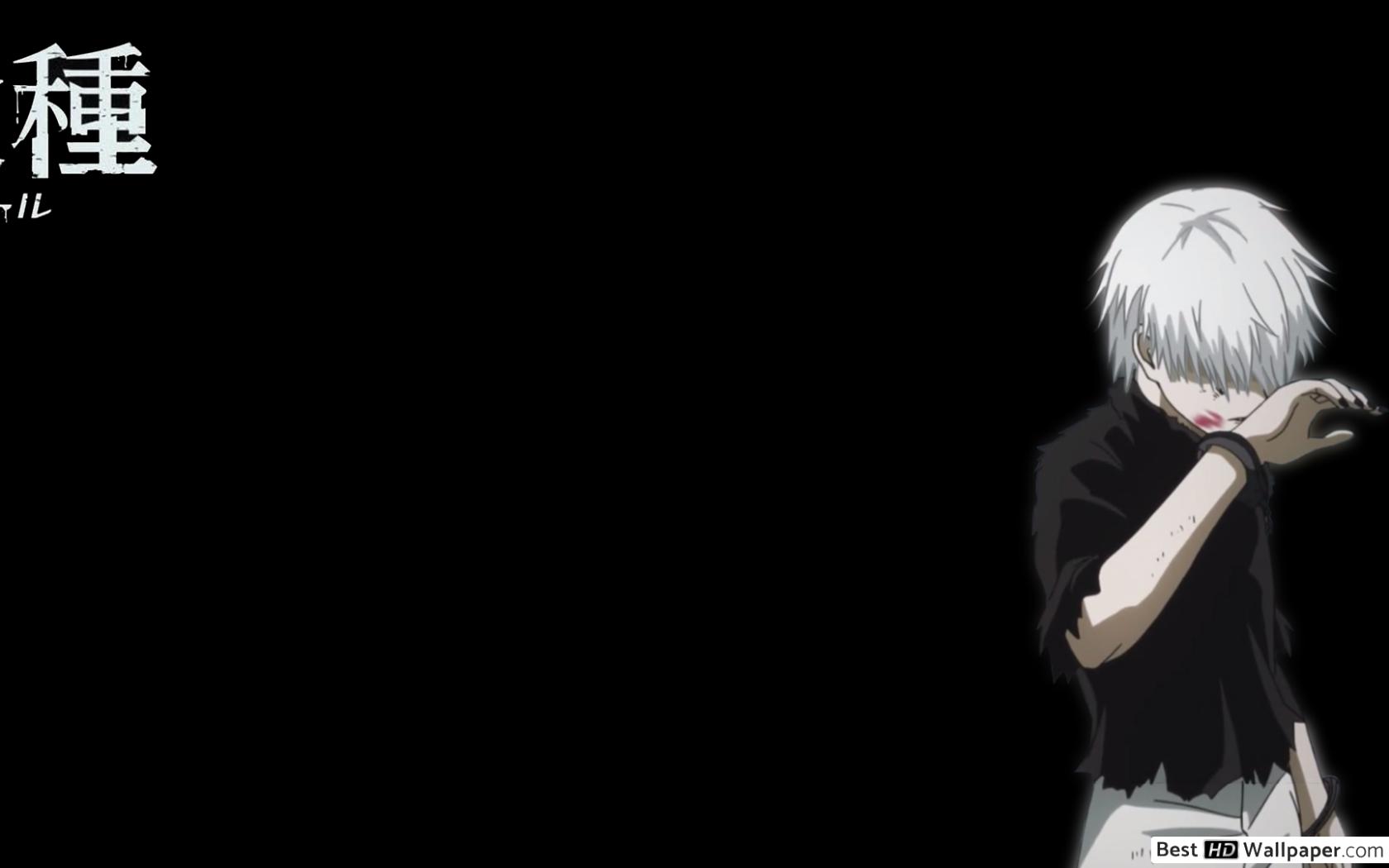 tokyo ghoul wallpaper,anime,cartoon,font,monochrome,graphic design