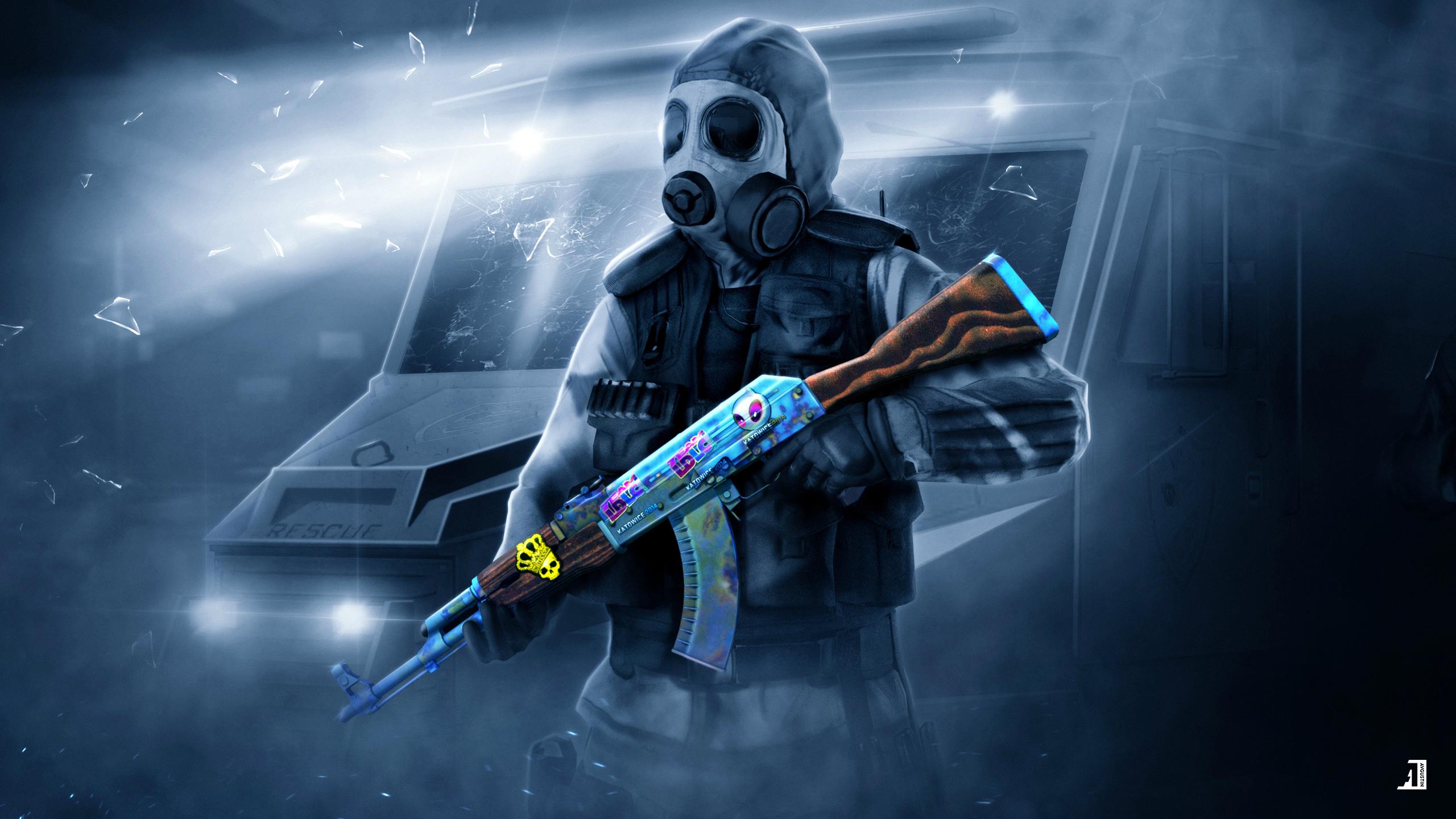 cs go wallpaper,digital compositing,personal protective equipment,cg artwork,space,costume