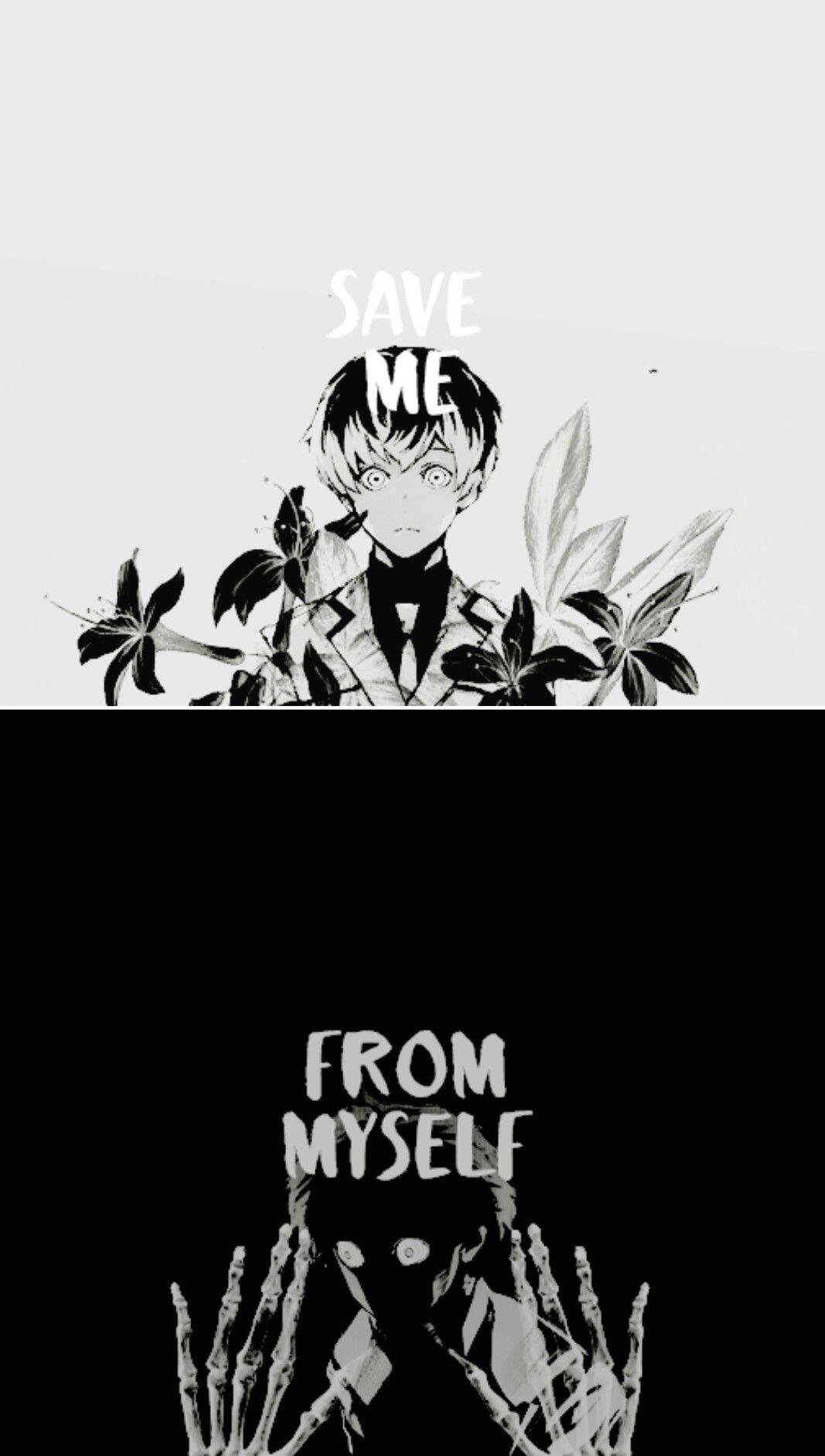 quotes wallpaper,cartoon,font,monochrome,anime,black and white