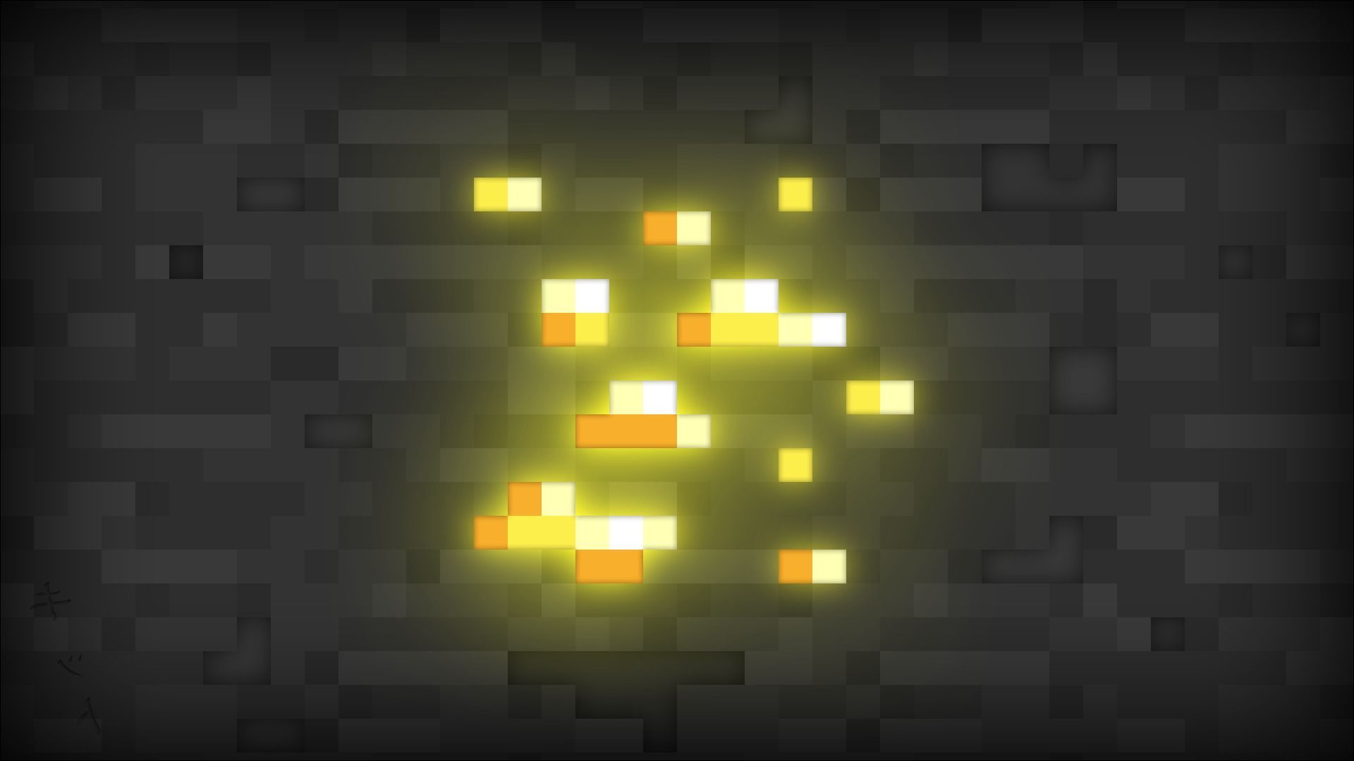 Minecraftの壁紙 光 点灯 黄 闇 Wallpaperuse