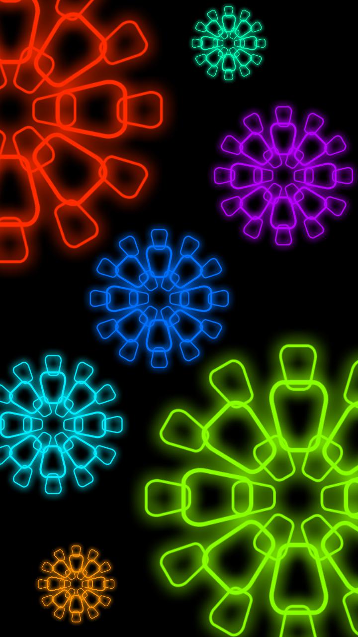 watch live wallpaper,organism,neon,design,pattern,fractal art