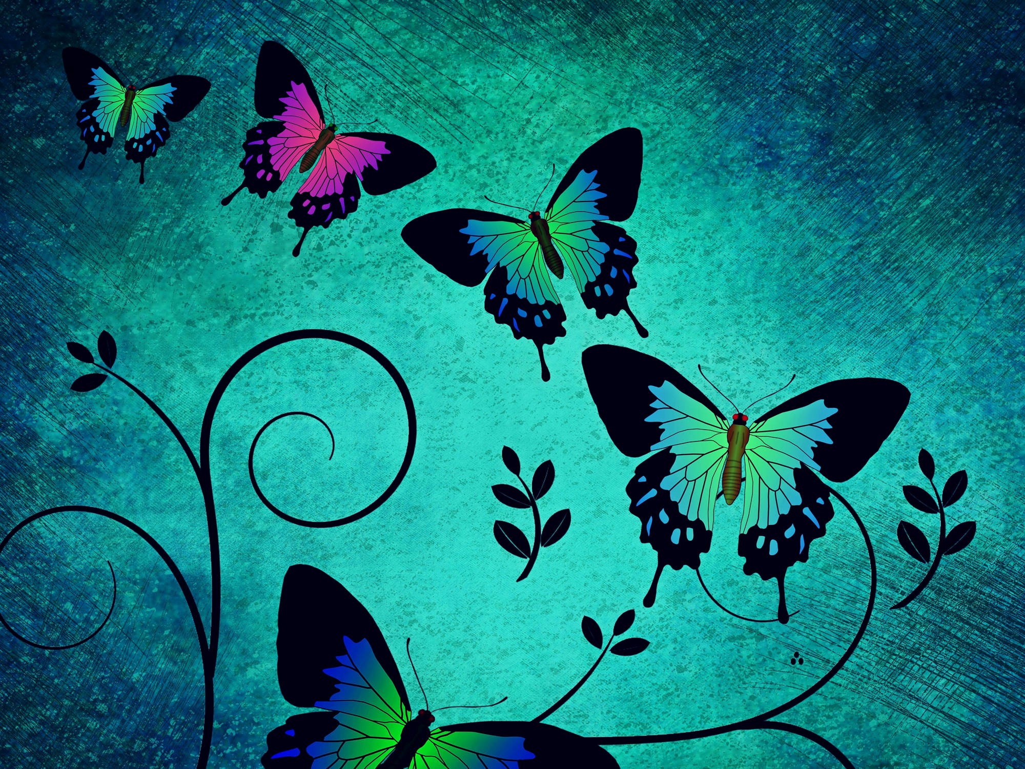 蝶のライブ壁紙,バタフライ,蛾と蝶,昆虫,青い,ターコイズ