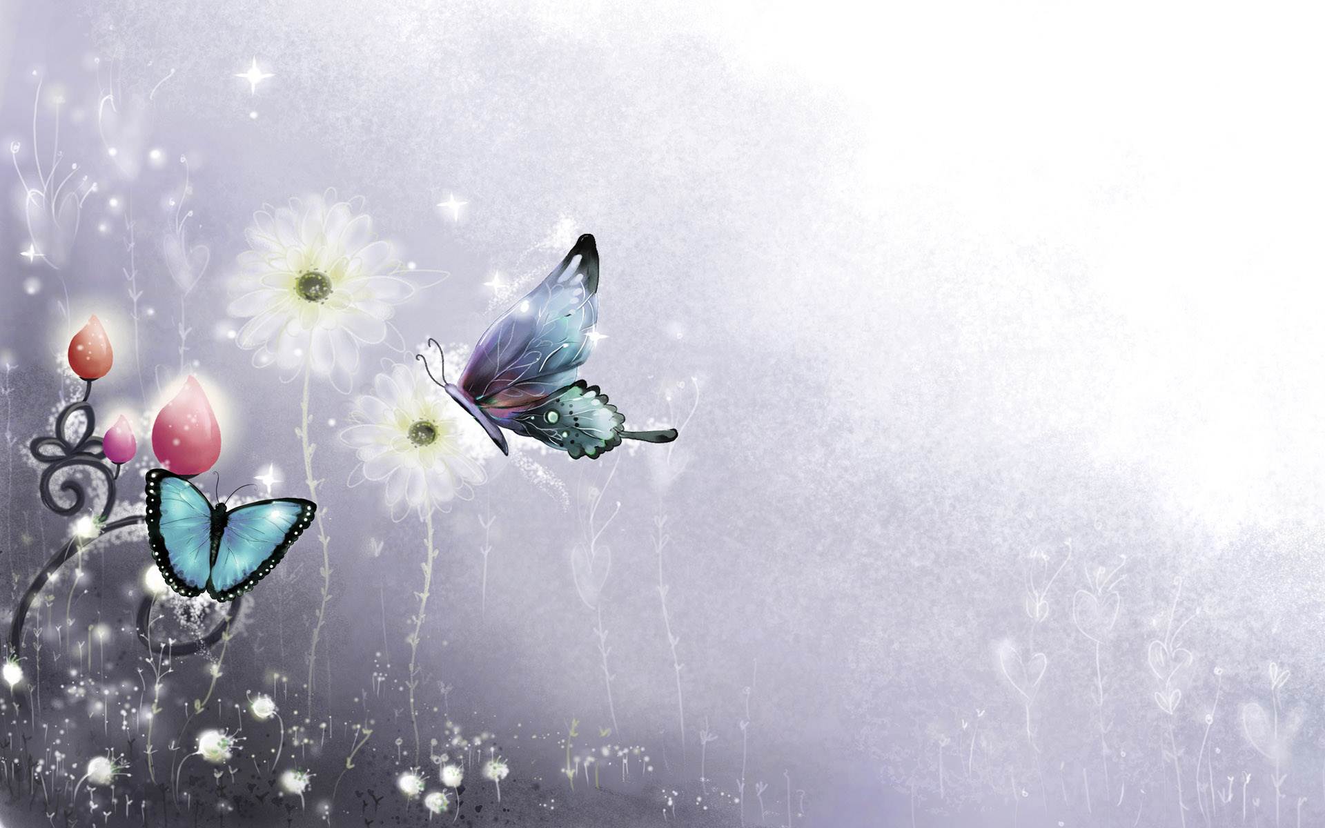 나비 라이브 배경 화면,나비,하늘,나방과 나비,식물,벽지