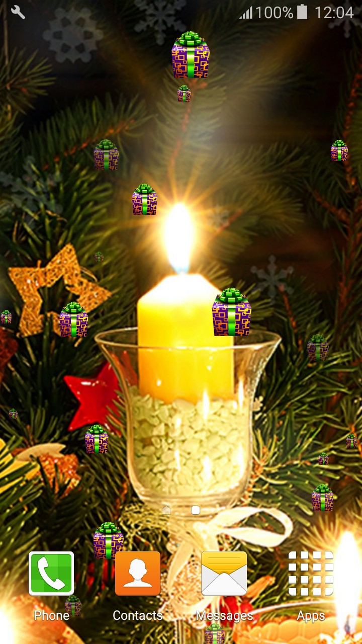Christmas Live Wallpapers - Advent Candle- WallpaperUse