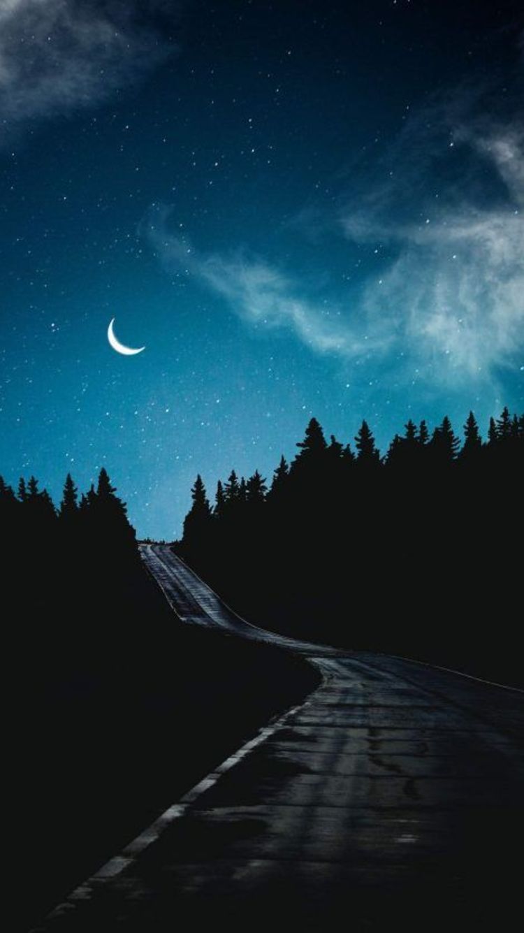 hd wallpapers for android mobile full screen,sky,crescent,moon,natural landscape,atmosphere