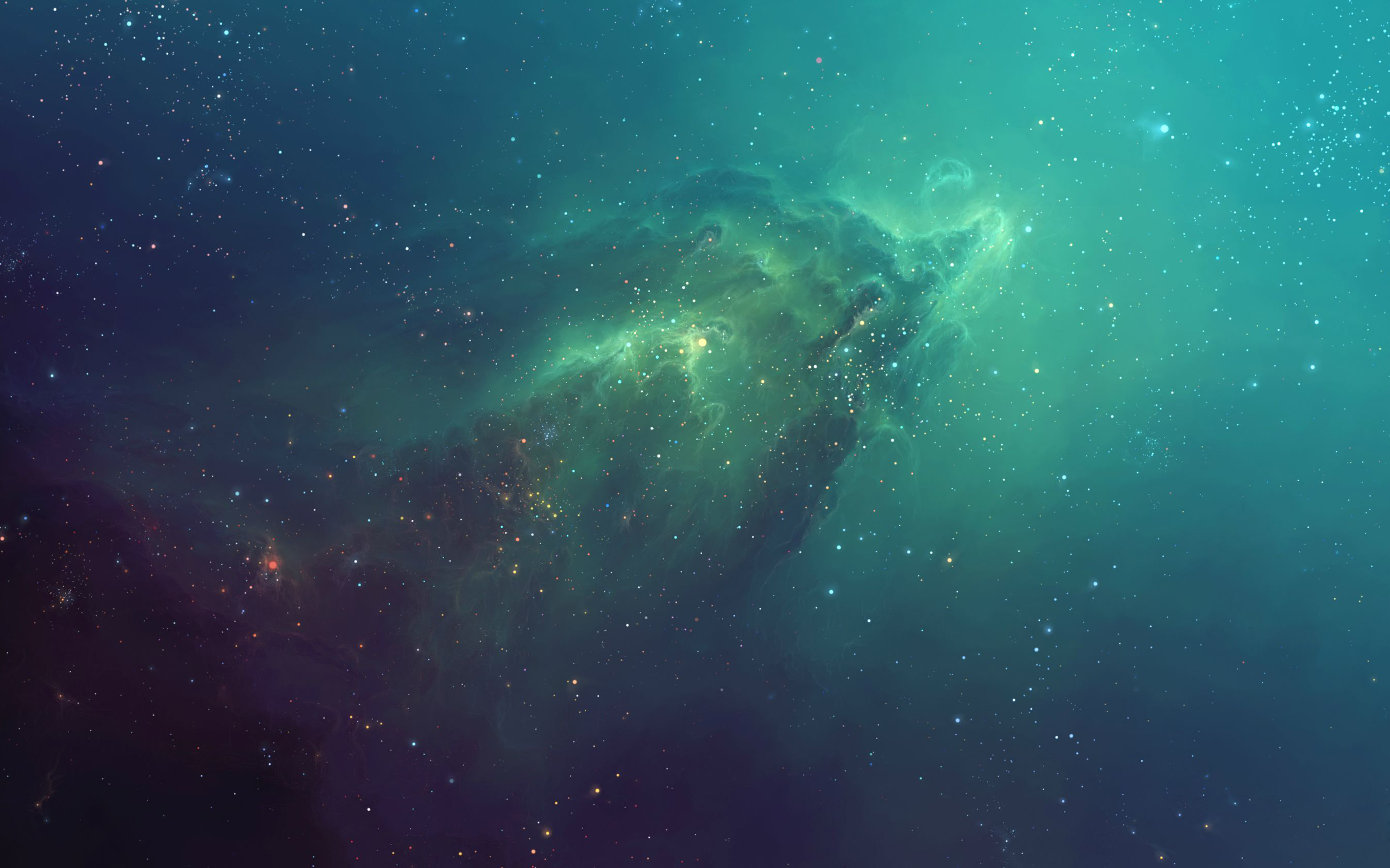 fondo de pantalla verde hd,nebulosa,cielo,submarino,agua,biología marina