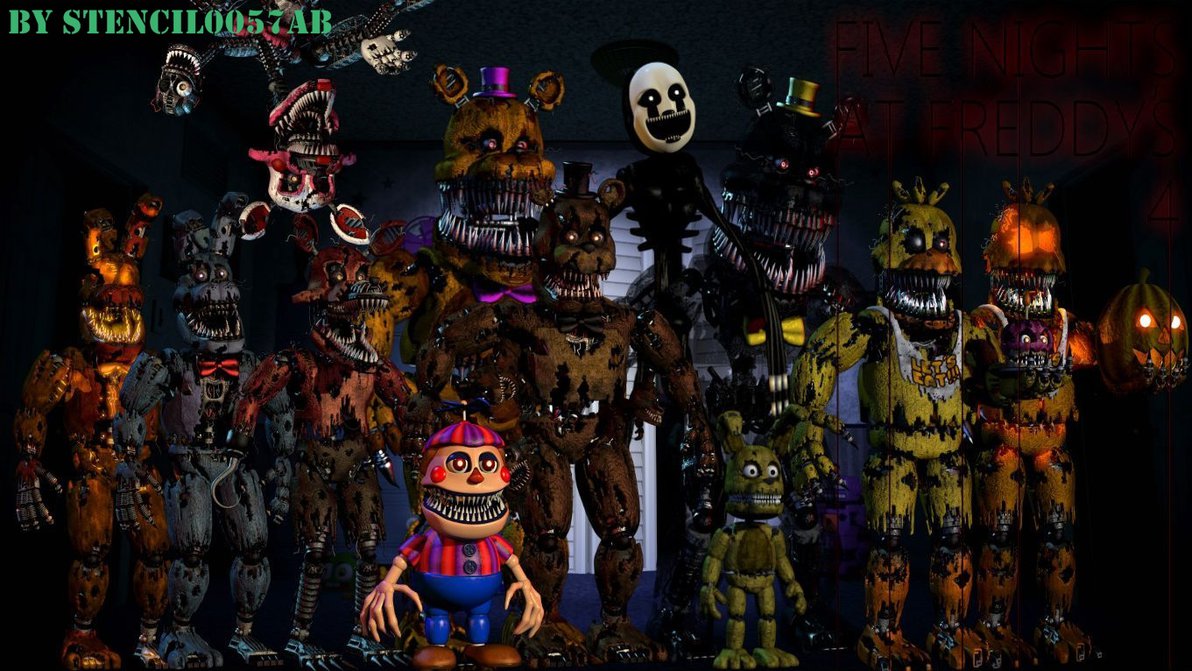 five nights at freddy's wallpaper,action adventure game,action figure,toy,fictional character,animation