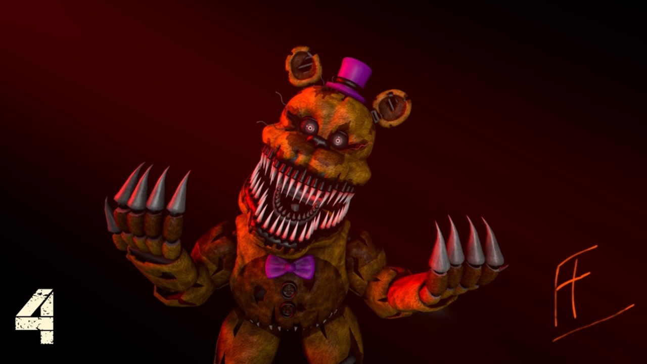 five nights at freddy's wallpaper,demon,illustration,fictional character,art,animation