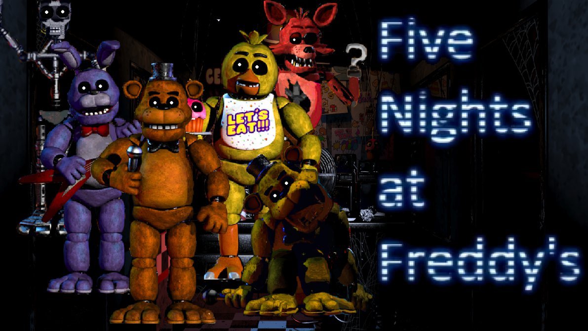 five nights at freddy's wallpaper,cartoon,fictional character,toy,action figure,animation