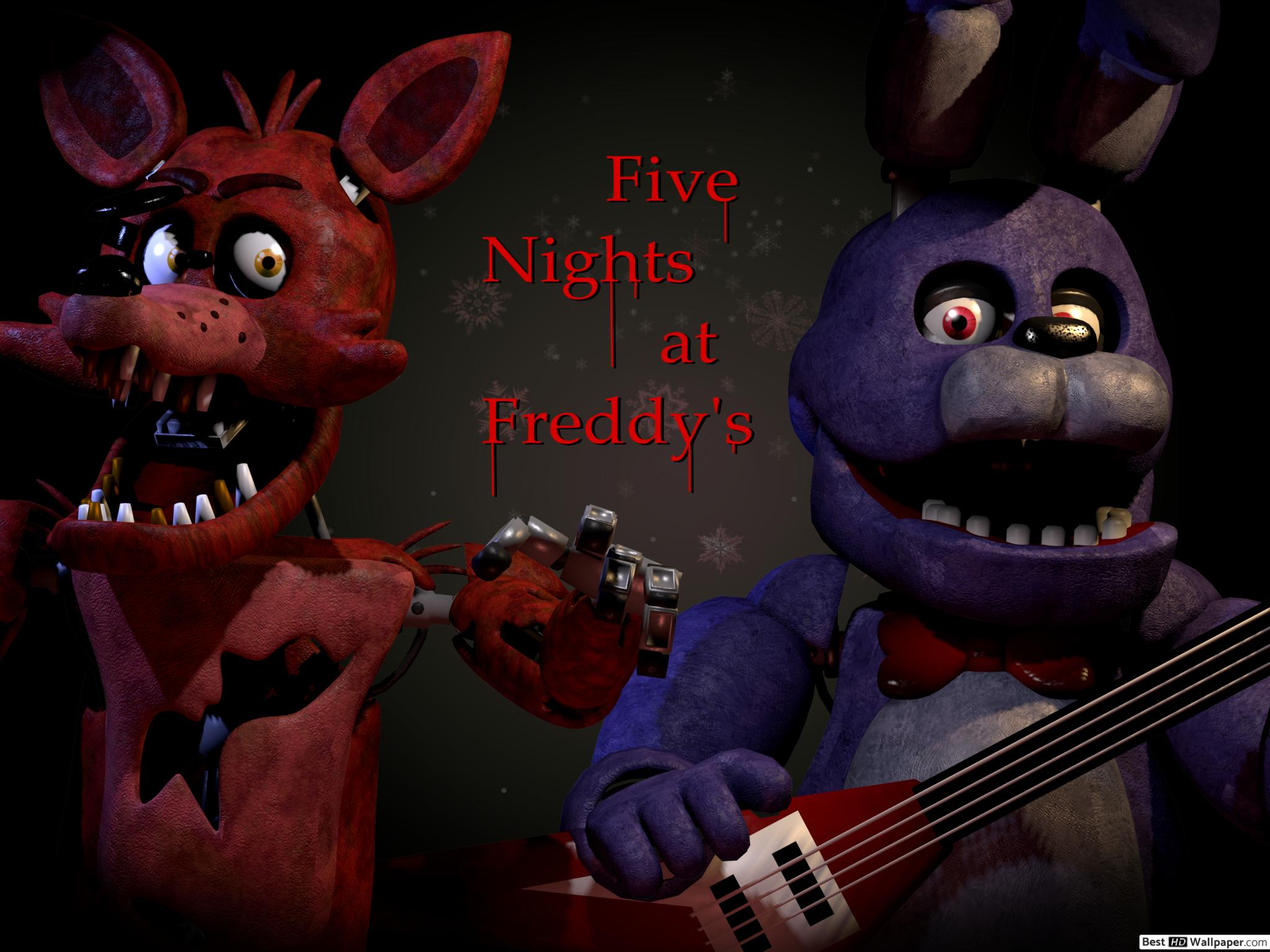 five nights at freddy's wallpaper,cartoon,animation,animated cartoon,string instrument,guitar