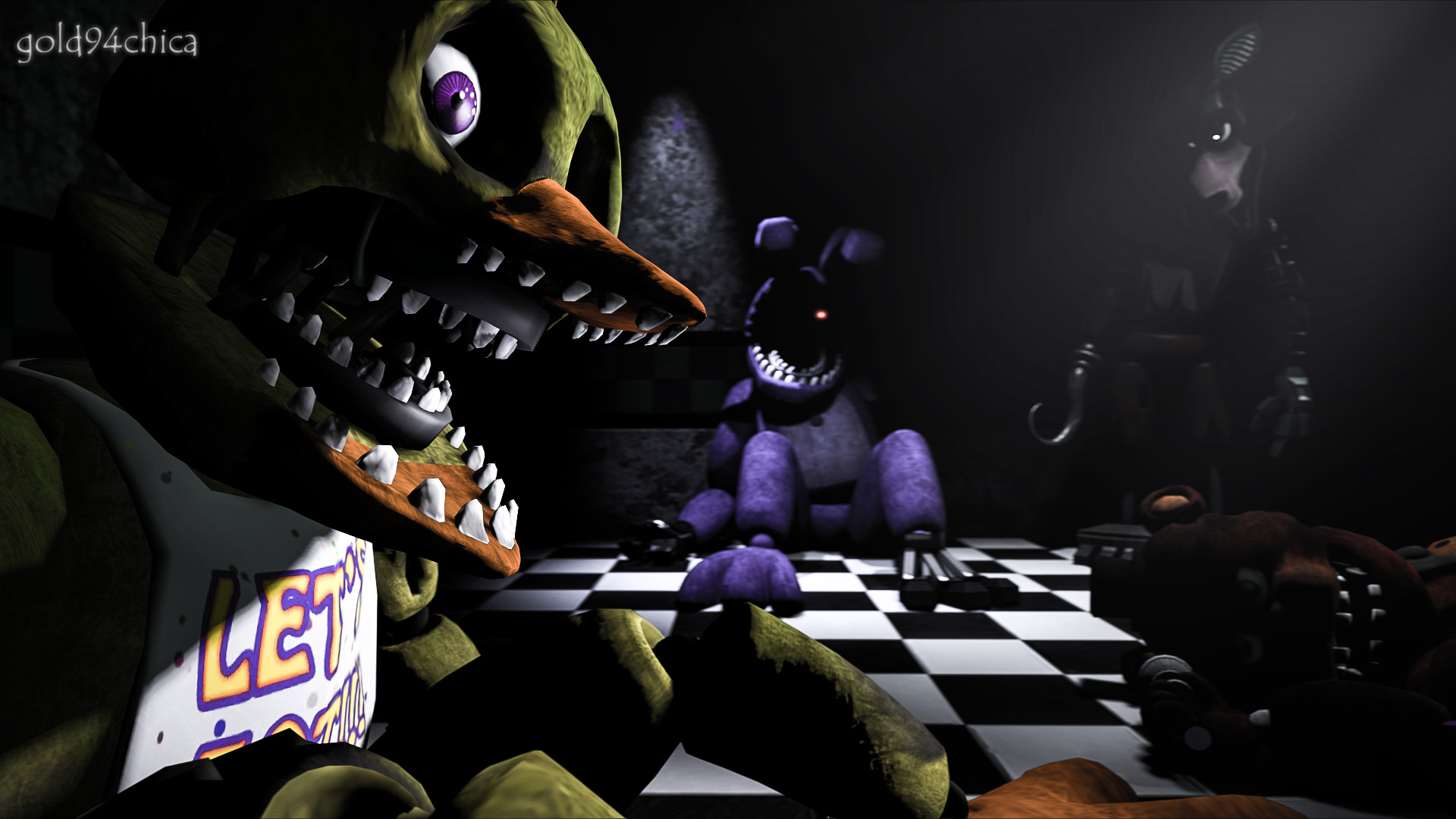five nights at freddy's wallpaper,games,pc game,animation,technology,fictional character