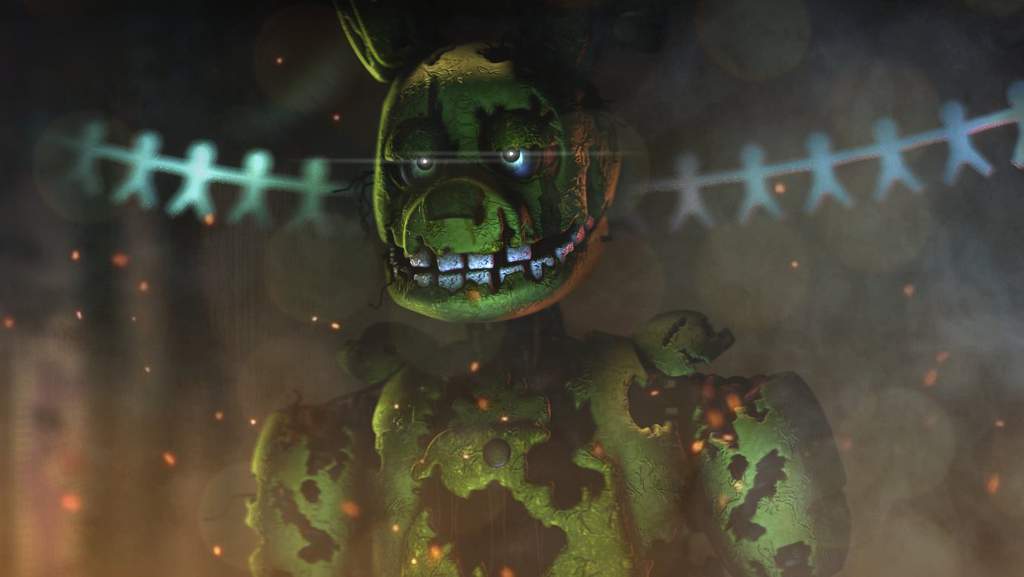 five nights at freddy's wallpaper,green,water,screenshot,fictional character,space