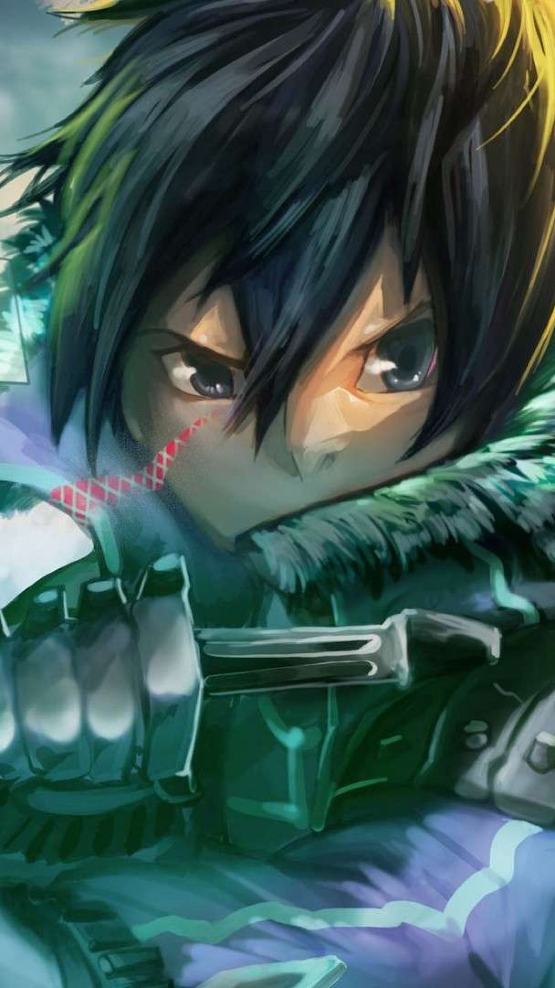 sao wallpaper,cartoon,anime,cg artwork,fictional character,black hair