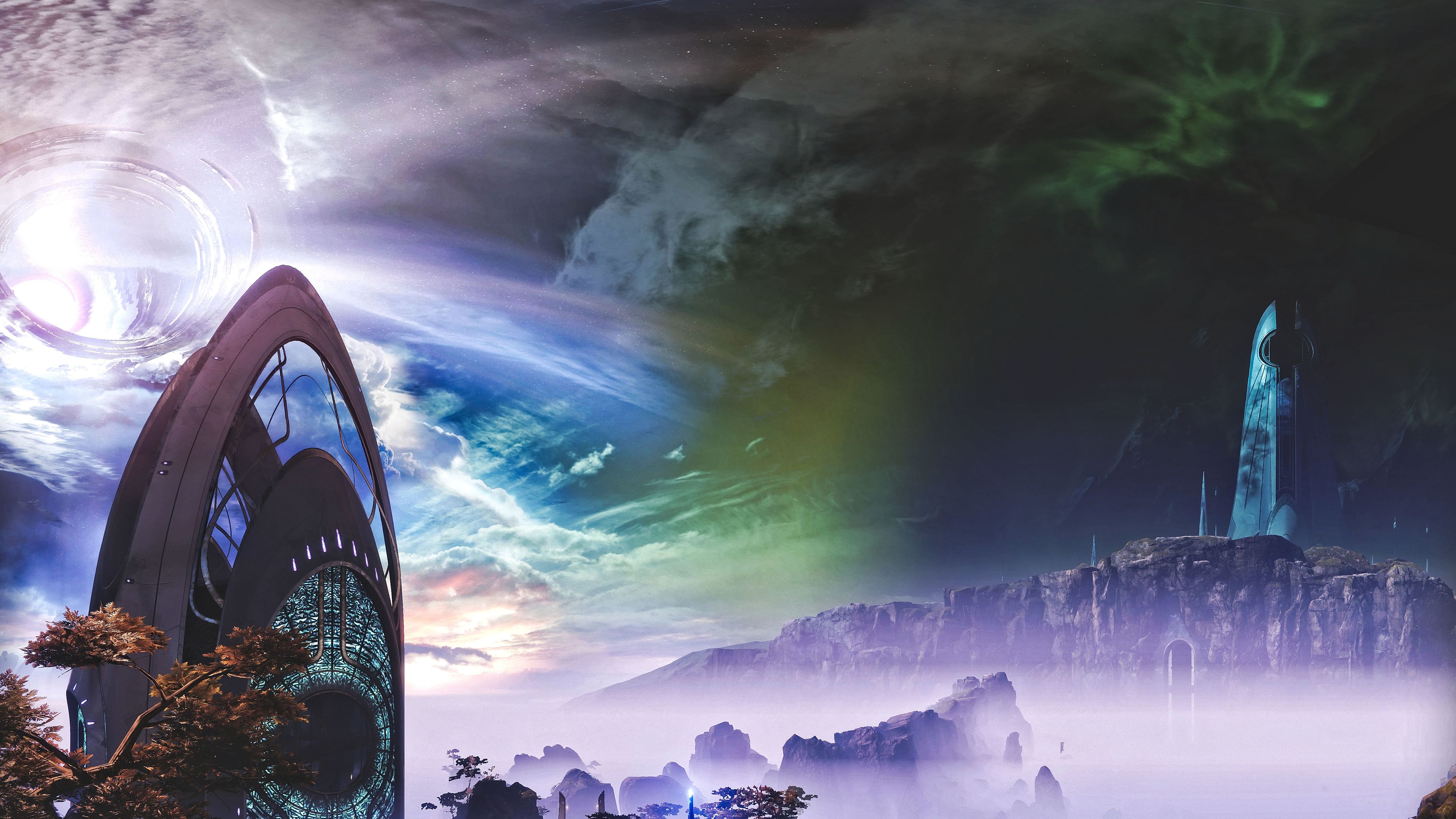 destiny wallpaper,cg artwork,sky,space,atmosphere,world