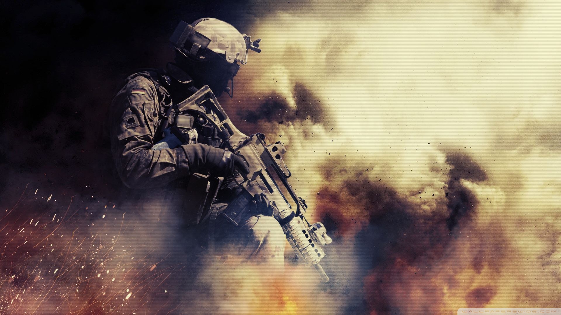 ksk wallpaper,smoke,soldier,event,military,firefighter